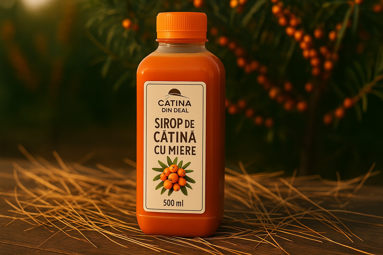 Sirop de cătină cu miere